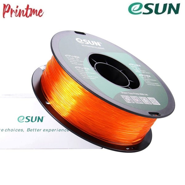 eSUN TPU-95A Glass Orange 1.75mm 3D PRINTER FILAMENT 1kg/2.2lbs Carousel 1