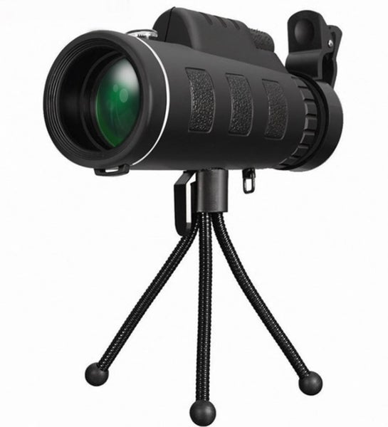 Telescope 40X60 Monocular Scope with Phone Clip and Triple Carousel 3