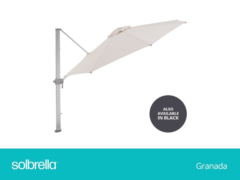 OUTDOOR SUN UMBRELLA, CANTILEVER - 3.5, SAND, GRANADA Carousel 1