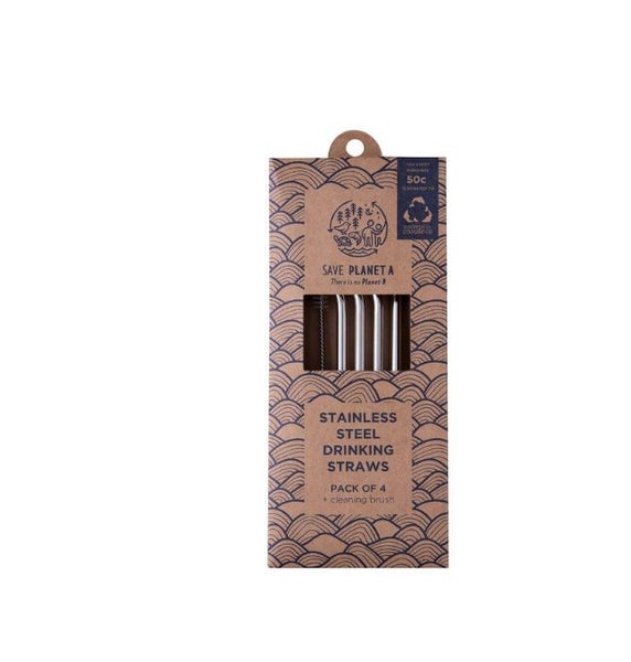 Regular Reusable Drinking Straws 4pk Carousel 1