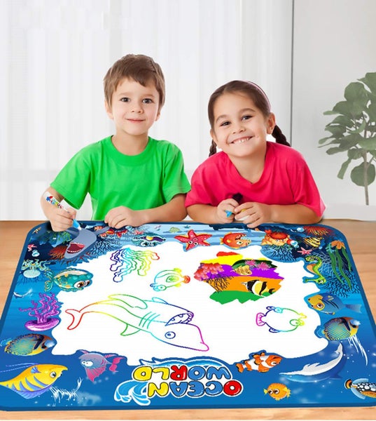 100 x 75 CM Large Water Drawing Mat Carousel 2