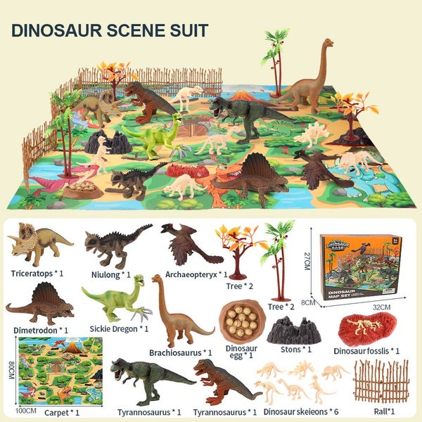 Dinosaur Toys Activity Play Mat Carousel 2