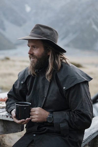 OUTBACK SHORT OILSKIN COAT (S-3XL) Carousel 3