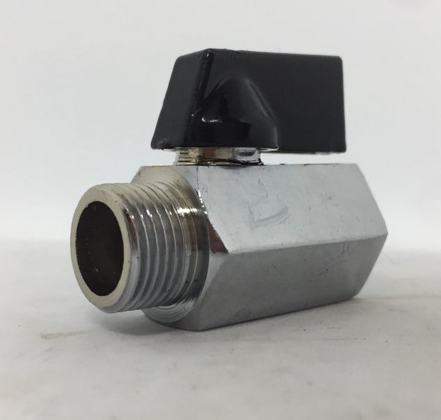 3/8" Brass Male Female Mini Ball Valve (Price Match Guarantee) Carousel 1