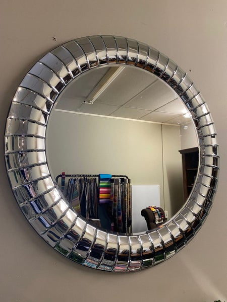 CLEARANCE - Aviela Round Large Wall Mirror Dia100 **50% Off** Carousel 2