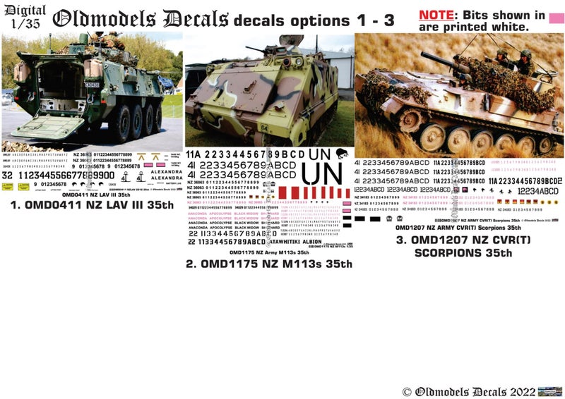 Oldmodels Decals Military vehicles & Ship decals - Pt 2 Carousel 1