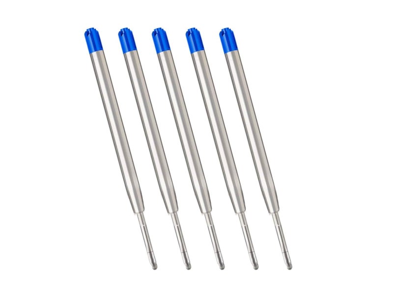 5Pcs Ballpoint Pen Refills for Parker - Blue Carousel 1
