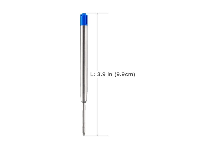 5Pcs Ballpoint Pen Refills for Parker - Blue Carousel 2