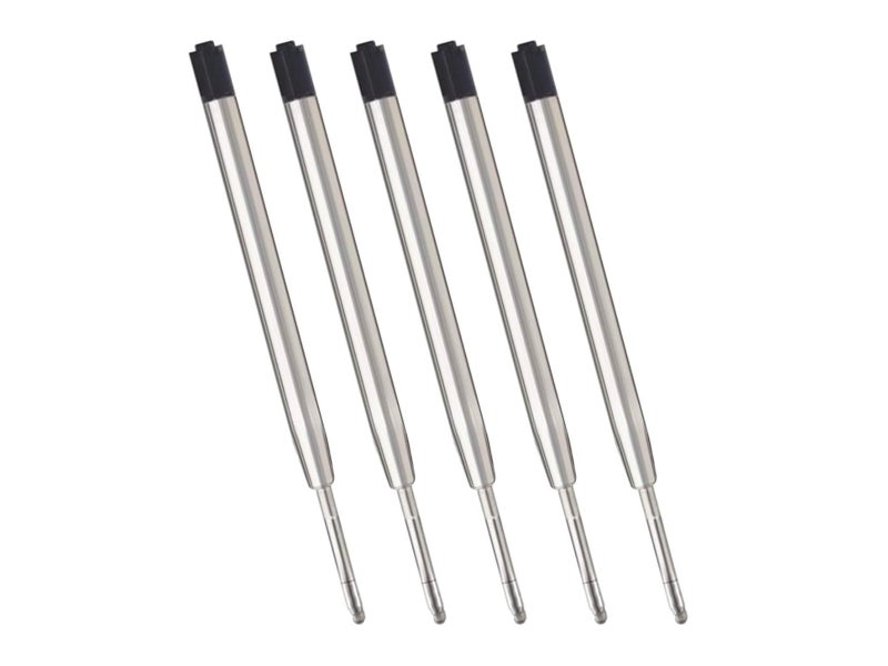 5Pcs Ballpoint Pen Refills for Parker - Black Carousel 1