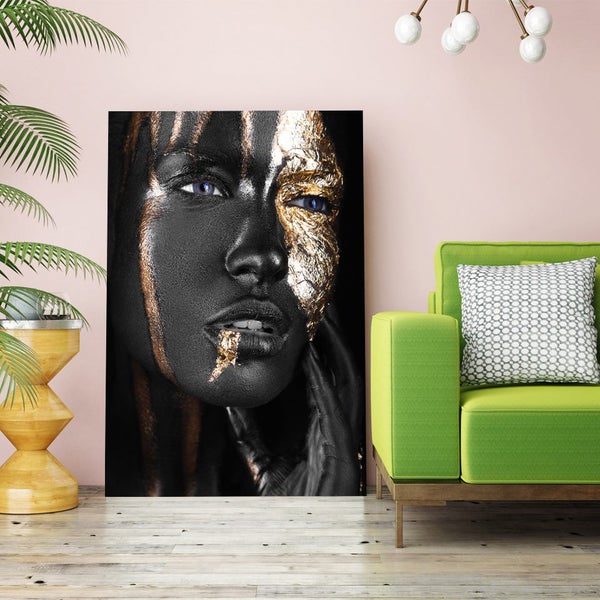 ON SALE FREE SHIPPING - 1 Piece Large Canvas Print - Fashion Portrait Carousel 4