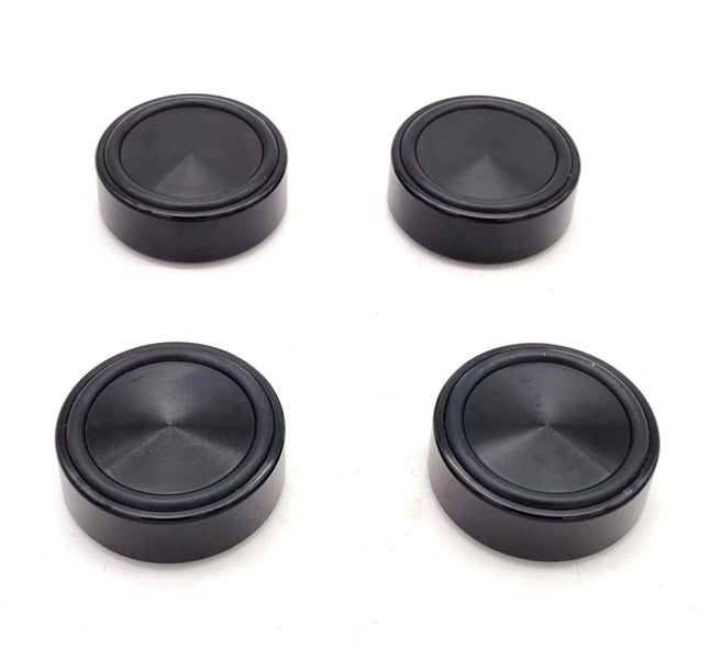 44x17mm Aluminum HIFI AMP Speaker Isolation Stand Feet Pad 4PCS Black (EP013) Carousel 1