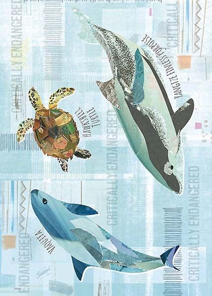 12 Cards and Envelopes: ENDANGERED, 4 Designs Carousel 5