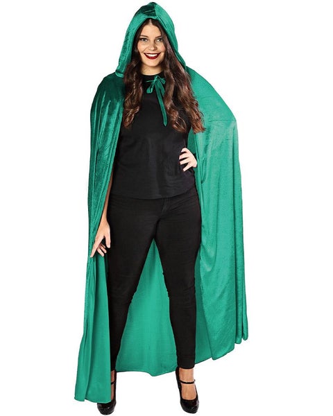 Emerald Green Velvet Deluxe Adults Cape Carousel 2