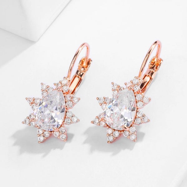 Earrings Jewelry Stud Diamonds Rhinestone Crystal Luxury Earrings Cubic Zirconia Carousel 1