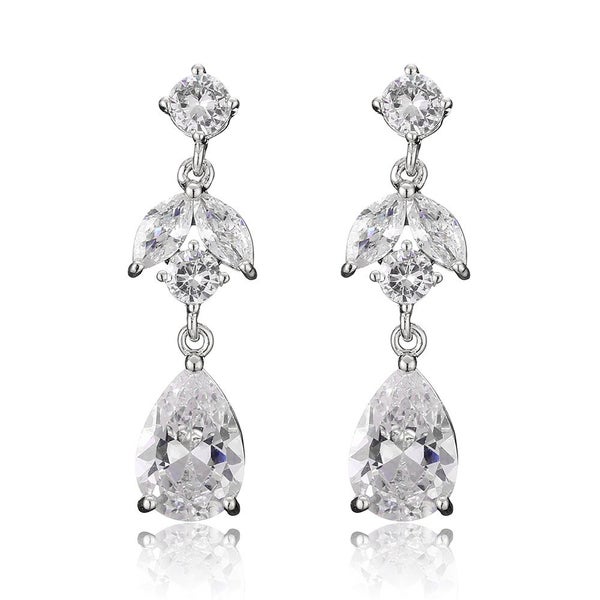 Earrings Jewelry Stud Diamonds Rhinestone Crystal Luxury Earrings Cubic Zirconia Carousel 1