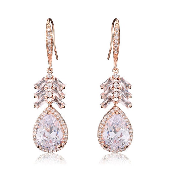 Earrings Jewelry Stud Diamonds Rhinestone Crystal Luxury Earrings Cubic Zirconia Carousel 1