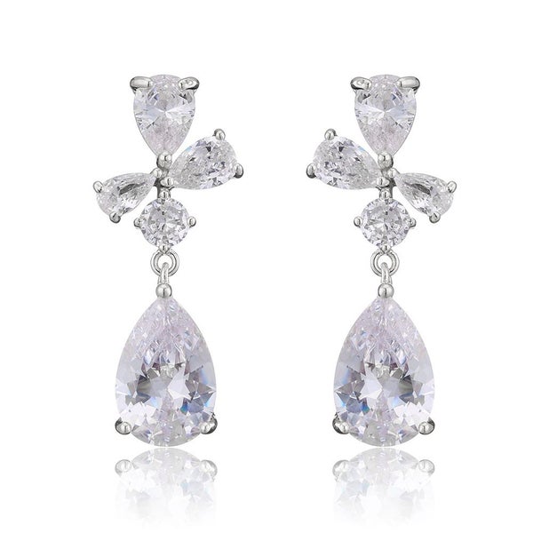 Earrings Jewelry Stud Diamonds Rhinestone Crystal Luxury Earrings Cubic Zirconia Carousel 1