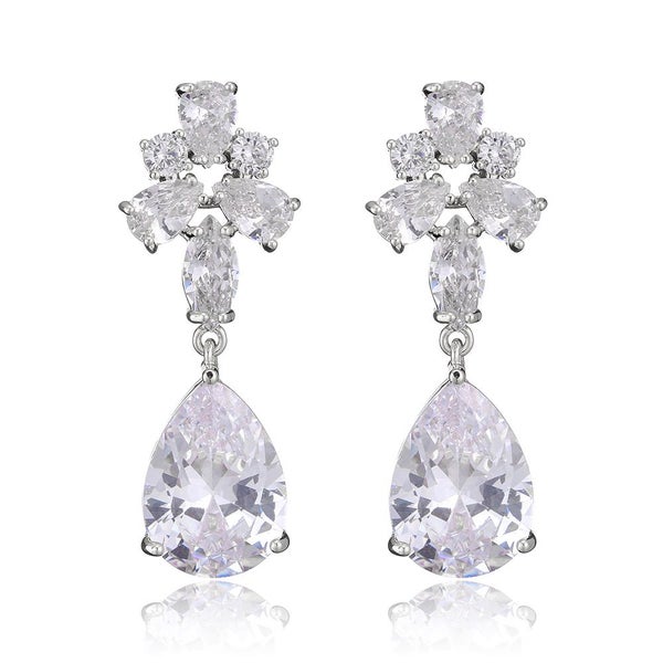 Earrings Jewelry Stud Diamonds Rhinestone Crystal Luxury Earrings Cubic Zirconia Carousel 1