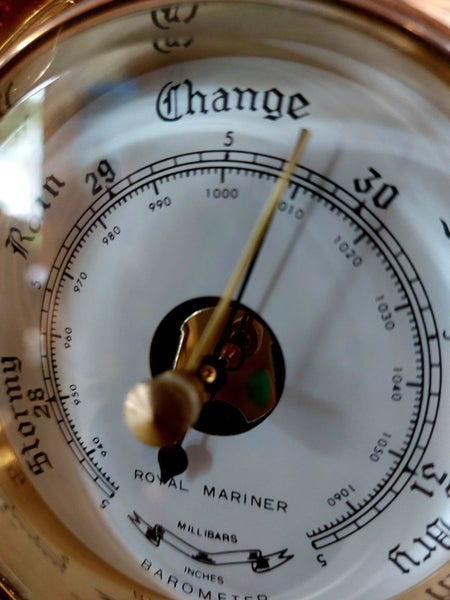 Royal Mariner Brass Porthole Barometer Carousel 2