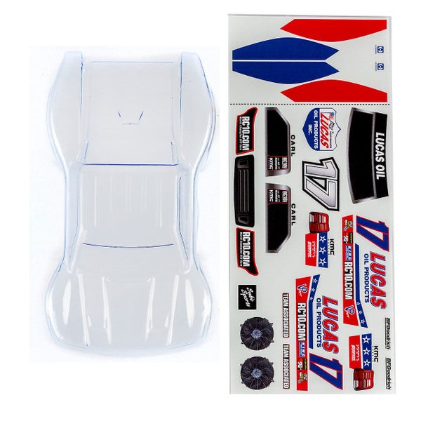 Team Associated SC28 Body w/Lucas Oil Decals (Clear) Carousel 1