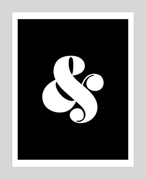 Ampersand Art Print - 11" x 14" Carousel 1