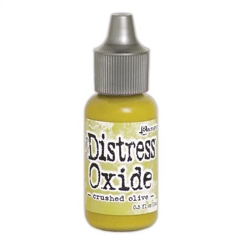Ranger Ink Tim Holtz Distress Oxides Reinkers Crushed Olive Carousel 1