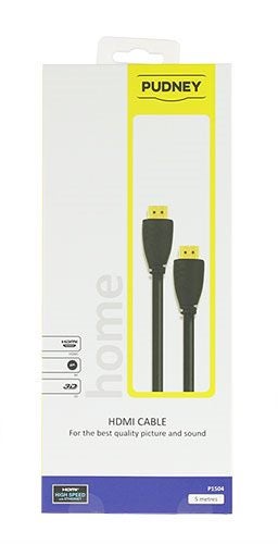 Pudney High Speed Hdmi Cable With Ethernet Plug To Plug 5 Metre Carousel 1