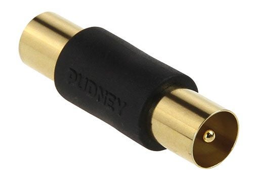 Pudney Coaxial Tv Plug To Plug Coupler Carousel 1