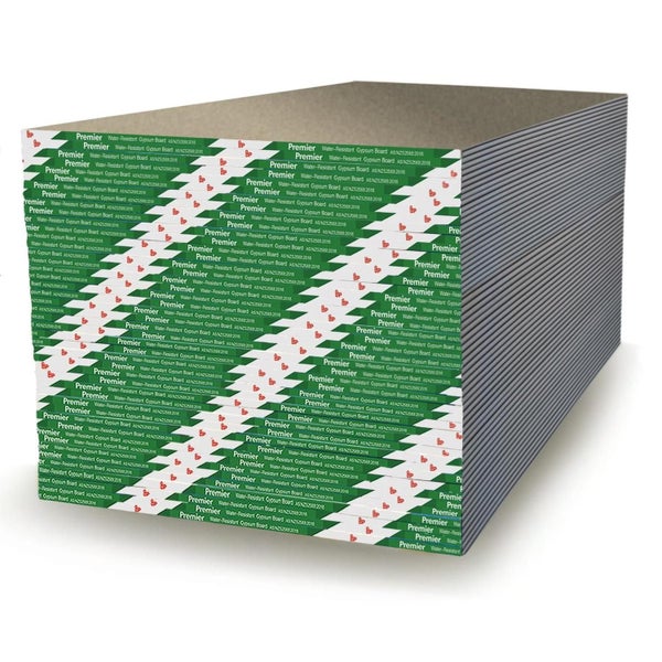 10mm Premier Plasterboard Water Resistant 2.4mx1.2m Carousel 1