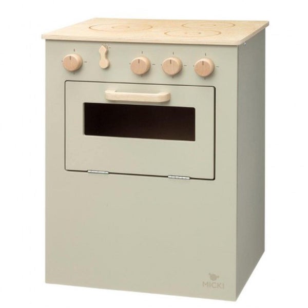Micki Wooden Premium Stove (Cream) Carousel 1