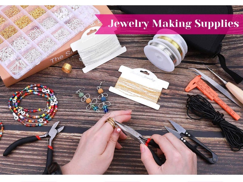 Beading Jewelry Making Supplies Tools Kit Carousel 2