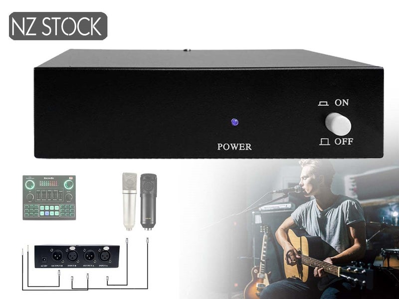 48V Phantom Power for Condenser Microphones NZ Clearance Carousel 1