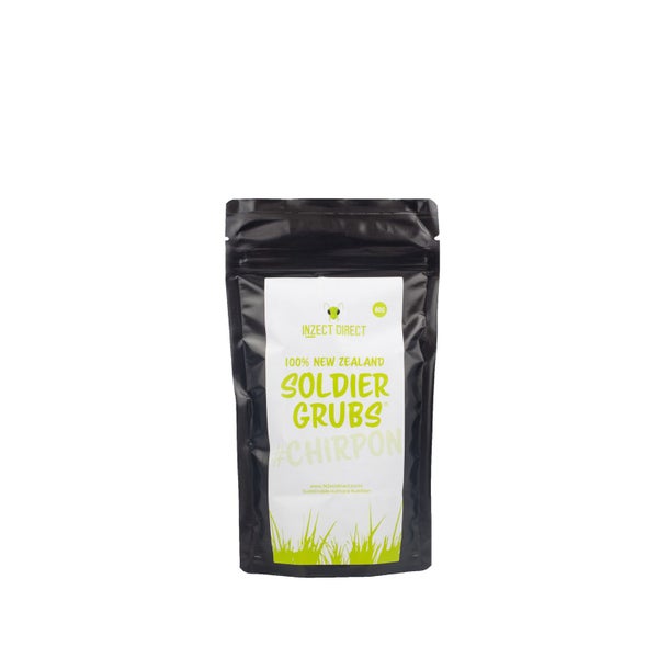 NZ Freeze Dried Soldier Grubs® - High calcium mealworm alternative. Carousel 2