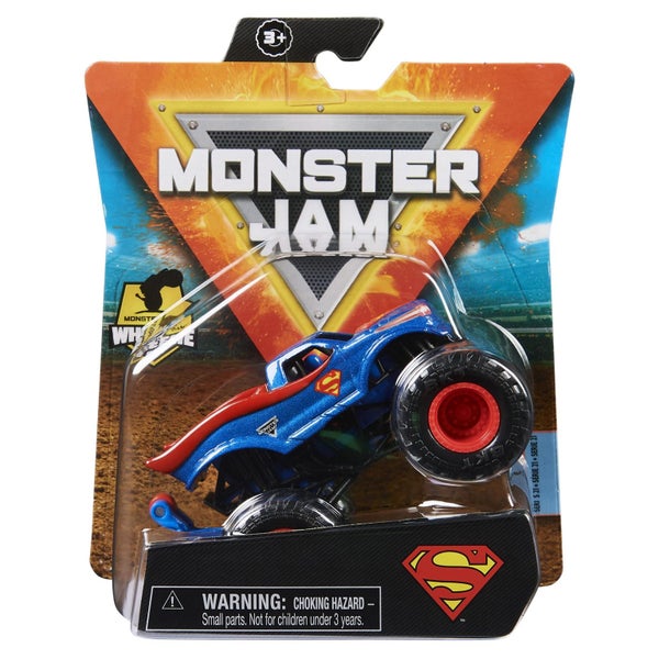 Monster Jam 1:64 Scale Series 21: Superman - Heroes and Villains Monster Truck Carousel 1
