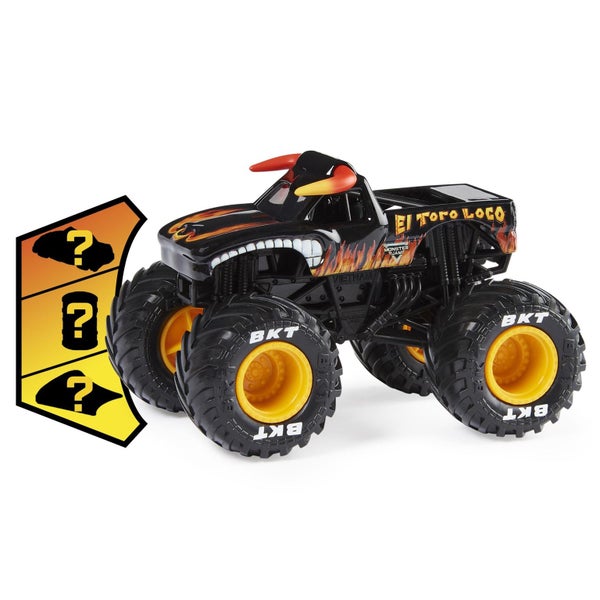 Monster Jam 1:64 Scale Series 22: El Toro Loco Black - Legacy Monster Truck Carousel 5