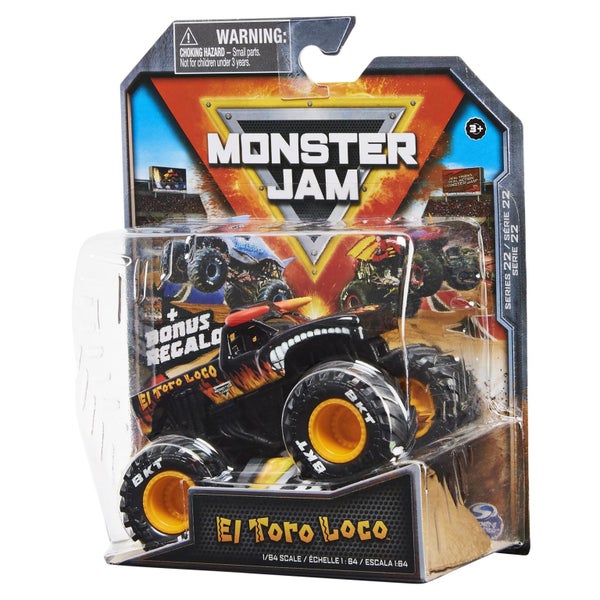 Monster Jam 1:64 Scale Series 22: El Toro Loco Black - Legacy Monster Truck Carousel 2