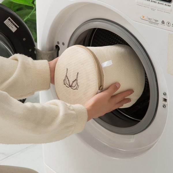 4 Pieces Laundray Wash Bags Beige Laundry Bags Carousel 3