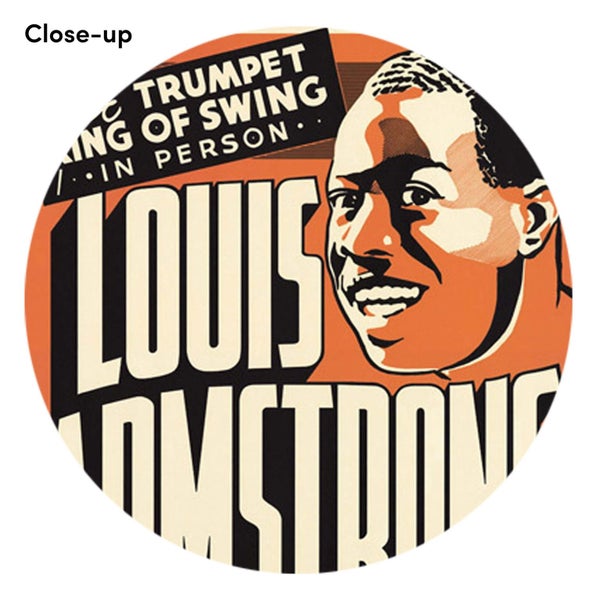 Louis Armstrong Vintage Jazz Concert Poster Art Print - 43cm x 61cm Carousel 2