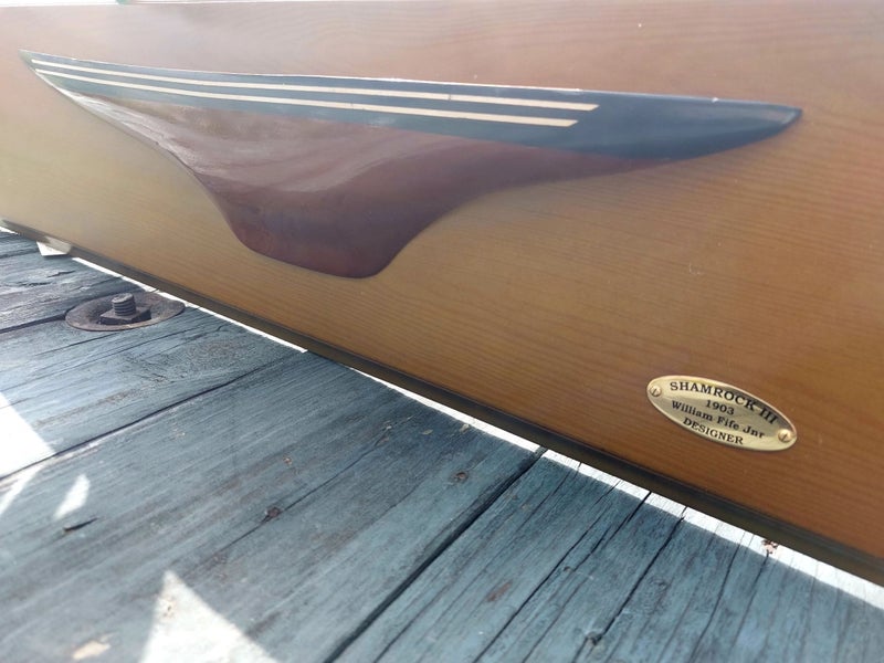Wooden Half Hull - The Shamrock [18977] Carousel 3