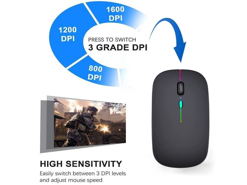 Wireless Mouse Rechargeable (Over Stocked) Carousel 8