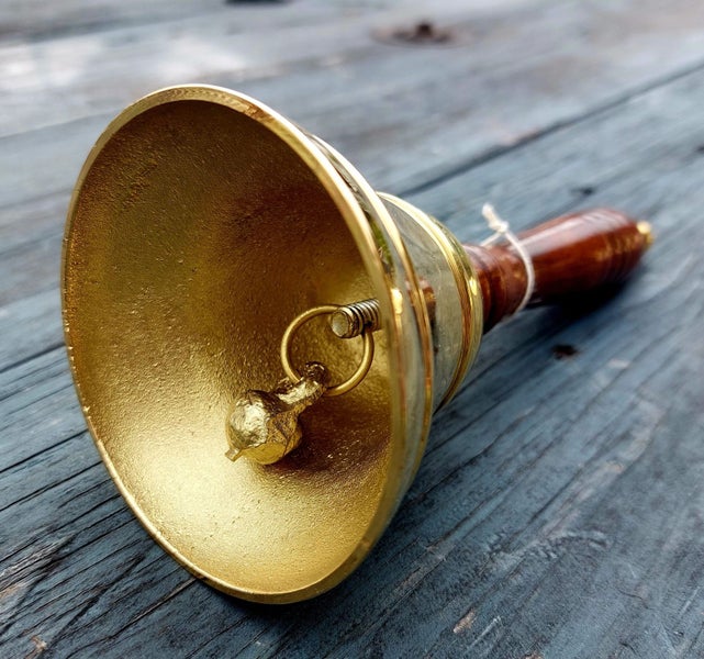 Brass Hand Bell 3" [18925] Carousel 2