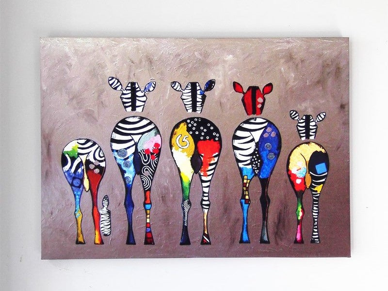 Wall Art Zebra Canvas Print Carousel 1