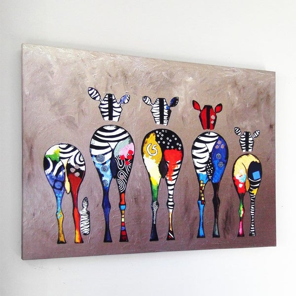 Wall Art Zebra Canvas Print Carousel 2