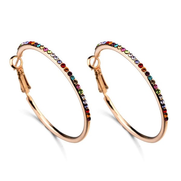 Earrings Jewelry Stud Diamonds Rhinestone Crystal Luxury Earrings Cubic Zirconia Carousel 1