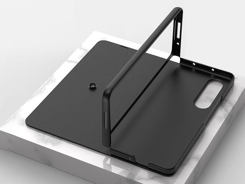 Tempered Glass Kickstand Case for Samsung Galaxy Z Fold 4 with S Pen Holder Carousel 2