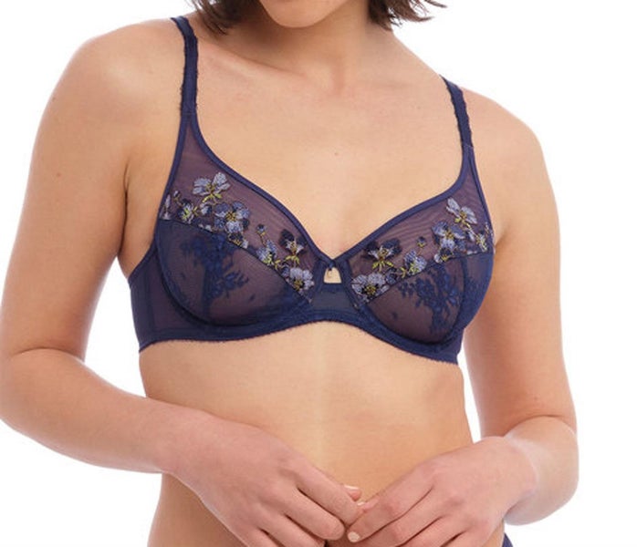 Wacoal Sakura WE600201 Underwired Average Wire Bra Night Blue CS Carousel 1