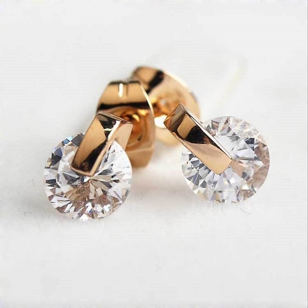 Earrings Jewelry Stud Diamonds Rhinestone Crystal Luxury Earrings Cubic Zirconia Carousel 1