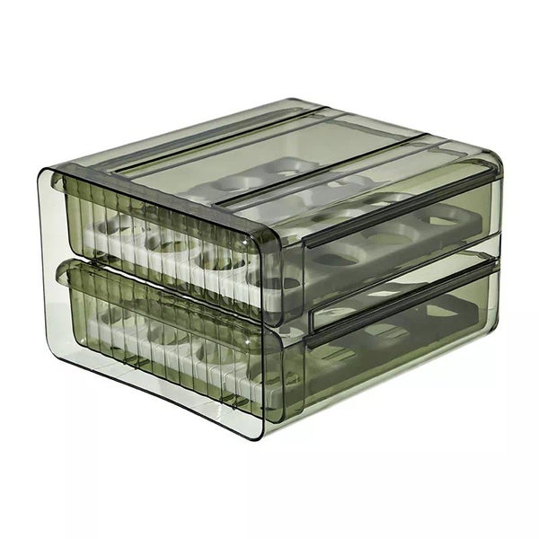 32 Grid Egg Storage Container Fridge Kitchen Green - Brand New NZ Stock Carousel 1