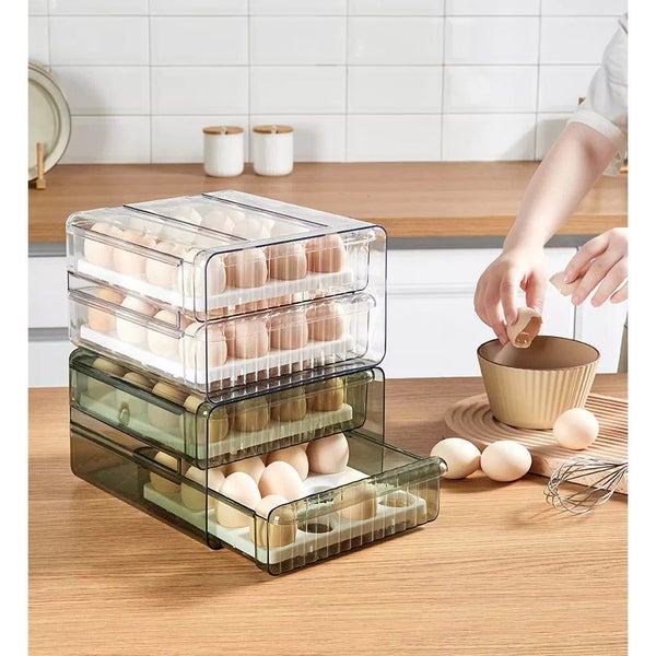 32 Grid Egg Storage Container Fridge Kitchen - Brand New NZ Stock Carousel 2