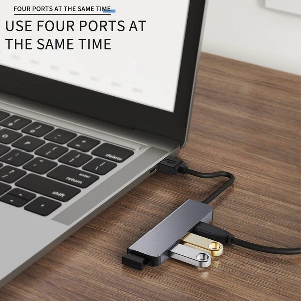 BYL-2013U 4 in 1 USB to USB 3.0 x 1 + USB 2.0 x 3 HUB Adapter Carousel 3
